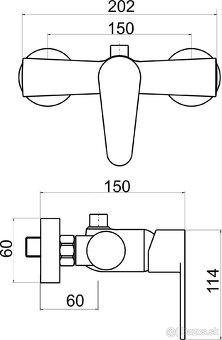 Sprchová batéria chróm - 2