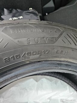 Predám 4ks nové letné pneumatiky GOODYEAR 215/60 R17 - 2