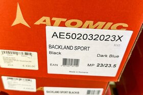 Lyžiarske topánky Atomic Backland Sport Black-Dark blue - 2