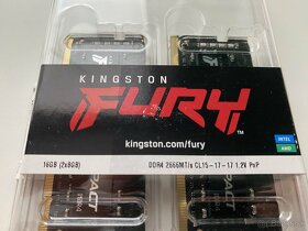 Kingston Fury set 2x8GB DDR4 2666Mhz - 2