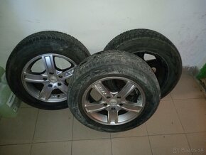 Predám málo používané pneu a ALU disky 195/65 R15 - 2