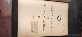 Kniha zoznam náhradných dielov MOTOTECHNA 1958 - 2