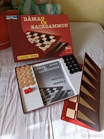 Hra Dáma & backgammon - 2