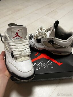 Air Jordan 4 White Cement - 2