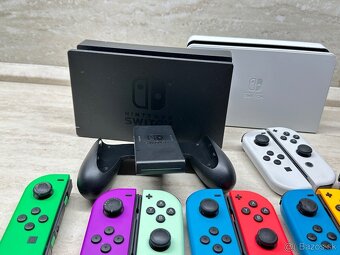 Nintendo Switch Oled (Joy-Con, Dock, držiak na joycony) - 2