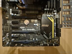 Základná doska MSI Z77 MPOWER + i7 3770K + 16GB RAM - 2