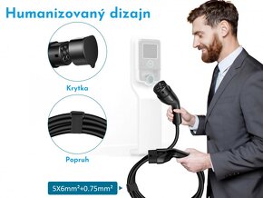 Nový nabíjací kábel pre elektromobil Mennekes Typ 2 22kW 32A - 2