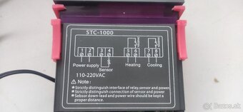 Termostat STC-1000 s napájaním 230 V AC - 2