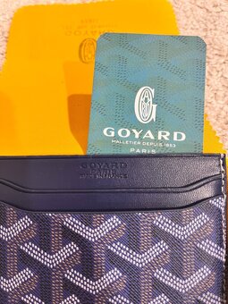 Goyard Card Holder Navy Blue - 2