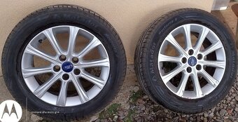 Predám letnú sadu alu. disky Ford 5x108 R16 ,215/55 R16 - 2