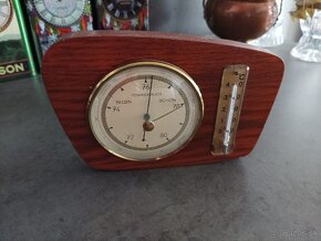 RETRO  Nemecký barometer Fischer - 2