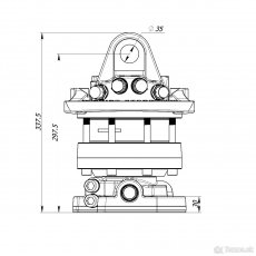 hydraulický rotátor FORMIKO 6t FHR 6FD1 - 2