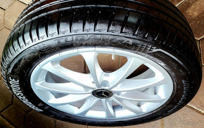 alu R17 5x112 orig. Mercedes, senzory,  pneu 205/55 - 2