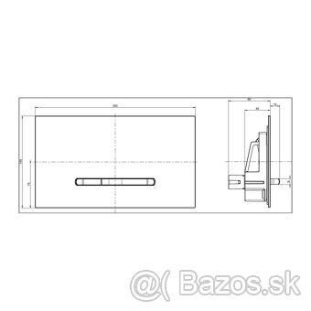 Ovládacie tlačidlo k WC- Villeroy & Boch ViConnect - 2