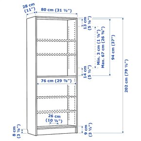 Ikea Billy knižnica - 2