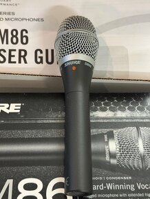 SHURE SM86 kondenzátorový mikrofón NOVÝ - 2