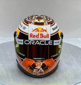 Max Verstappen 2024 - Redbull racing F1- mini helma oranzova - 2