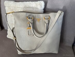 PRADA Vitello Grey tote kabelka - 2