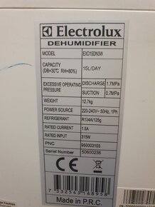 Odvlhčovač electrolux - 2