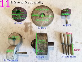 Brúsne a leštiace kotúče pasty a mazacie hadice - 2