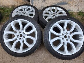 R22" zimní 5x120 9,5jx22 et49 pneu 275/40 r22 98% - 2