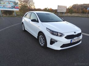 Predám KIA CEED 1,4 MPI, rok výroby 2019 benzín - LPG - 2