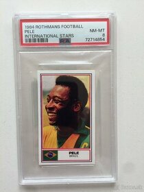 Karty Pele a Cruyff Rothmans Football1984, PSA 8 - 2