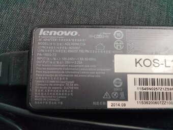 originálna nabíjačka pre ntb Lenovo,hranatá koncovka 65W - 2