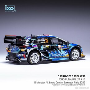 Modely Ford Puma Rally1 1:18 IXO - 2