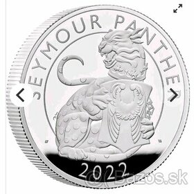 Seymour panther Royal Tudor Beasts 2 Oz 2022 - 2