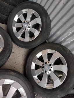 4ks alu disky orig. Mercedes 5x112 R18 + pneu 255/55 r18 - 2