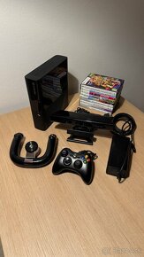 XBOX 360 500GB + Kinect + ovladac + volant - 2