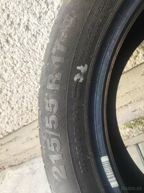 Letne pneu Continental 215/55 R17 - 2