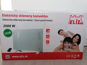 Elíz GCT 2000W - elektrický sklenený konvektor - 2