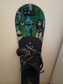 120 cm detsky snowboard BURTON + viazanie + boty - 2