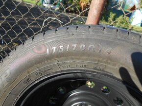 letne pneu Dunlop na plech. diskoch r14 4x100 - 2