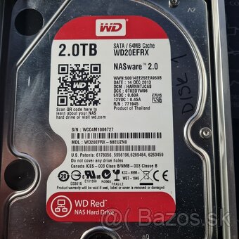 3x HDD WD NAS, Seagate Baracuda, externy, puzdro - 2