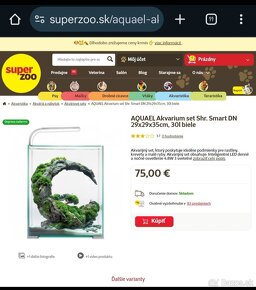 Predám akvárium AQUAEL 30l - 2