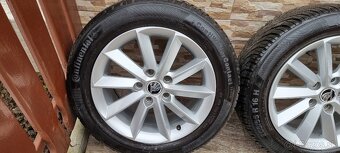 Predam orginal Skoda Helix elektrony 5x112 r16 et45J7 205/55 - 2