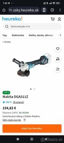 Makita DGA511Z Aku uhlová píla 18V - 2