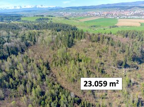 Spišská Nová Ves 23.059 m2 – LES 1/1 v súkromnom vlastníctve - 2