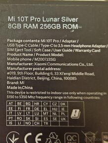 Predám Xiaomi Mi 10T Pro 8/256 5G - 2