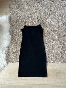 Čierne mini šaty Zara XS/S - 2
