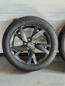 Hliníkové Disky 5x112 R17 ET46 Škoda Octavia Black - 2