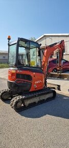 Predam minibager Kubota u27-4 - 2