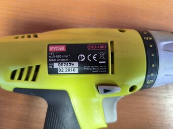 Ryobi aku skrutkovač CHD 1801 18V - 2