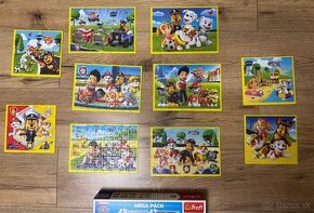 Trefl Puzzle - MEGA PACK Lapková patróla 10 v 1 - 4+ roky - 2