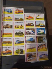 predám poštové známky - vlaky - Japonsko - 2