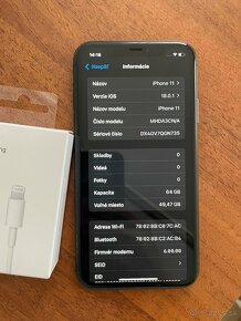 iPhone 11 64GB cierny - 2