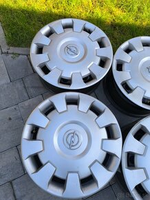 5x110 R15 OPel disky +puklice - 2